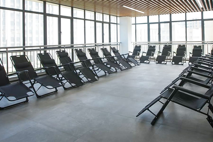 スタッフの昼寝室